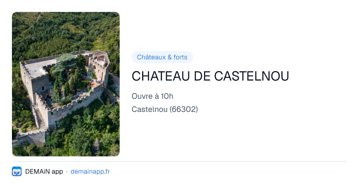 CHATEAU DE CASTELNOU — Castelnou