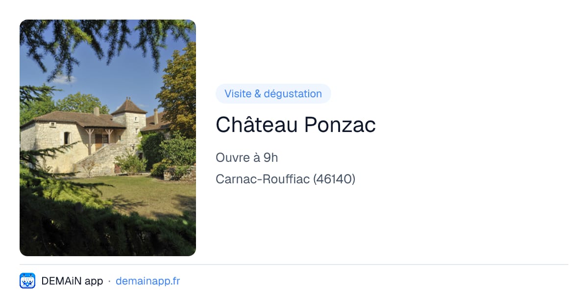 Château Ponzac — Carnac-Rouffiac