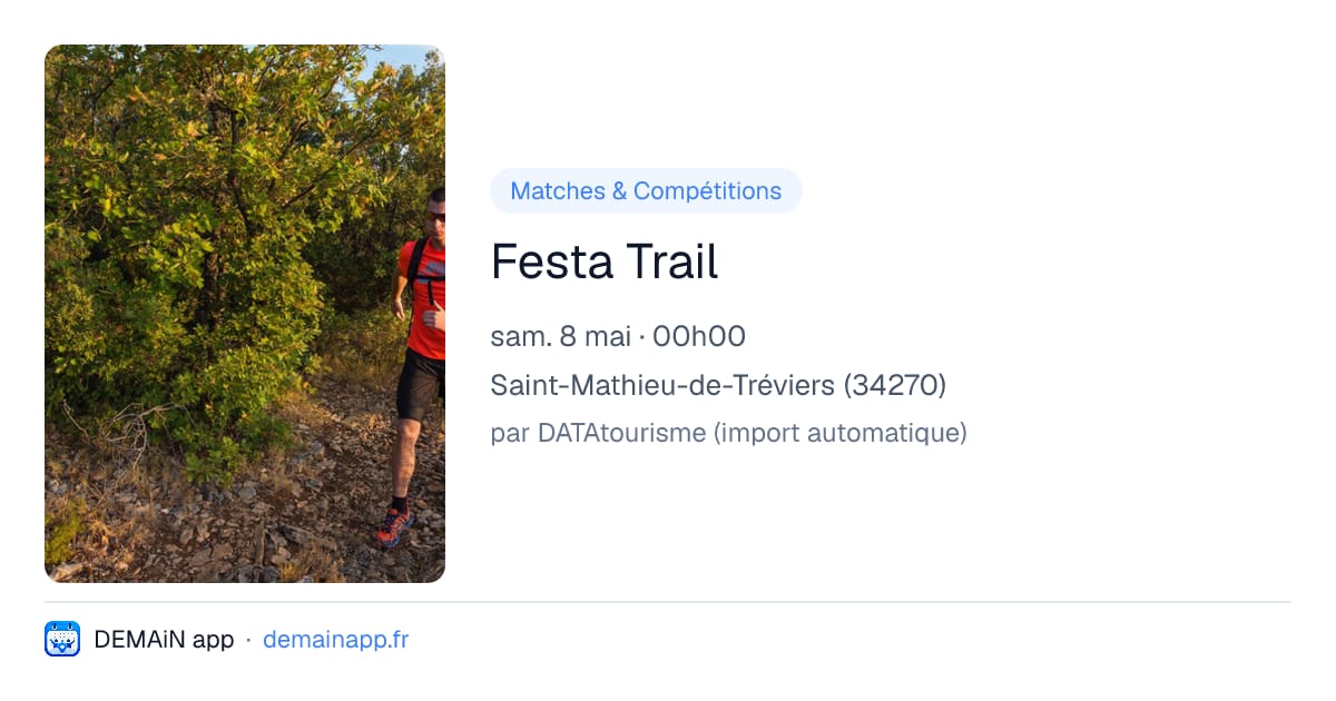 Festa Trail — Saint-Mathieu-de-Tréviers
