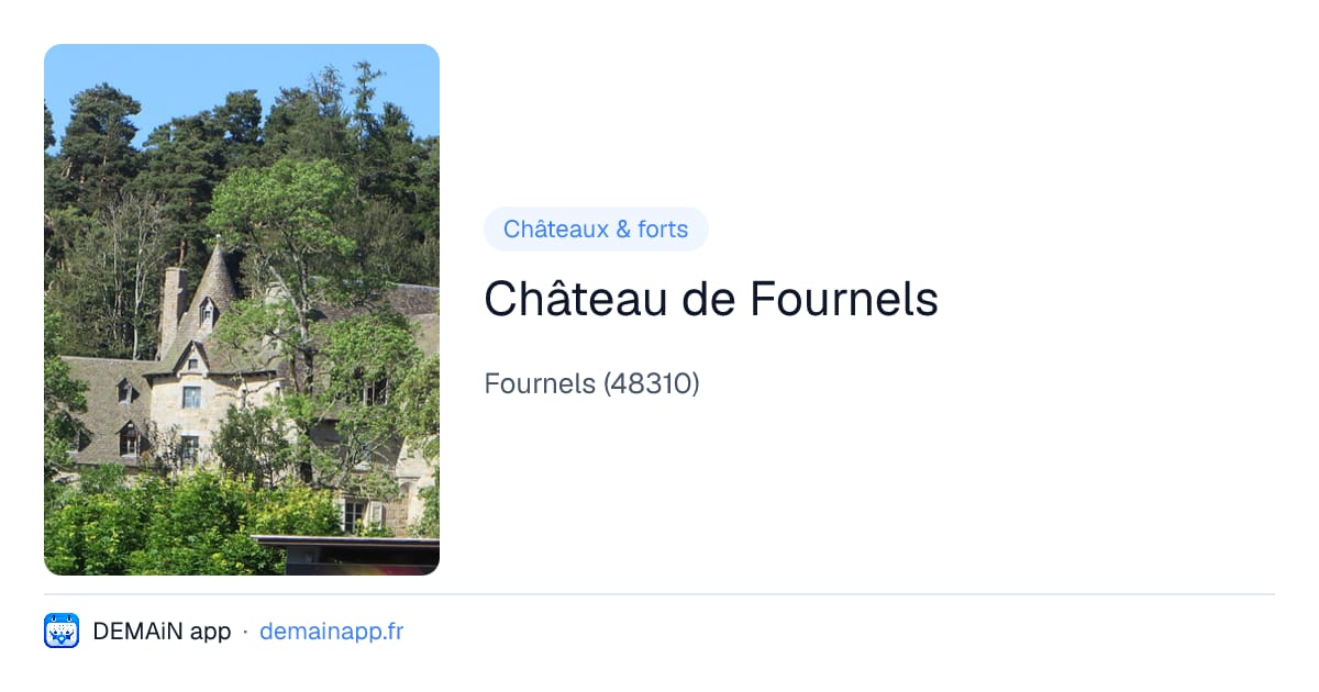 Château de Fournels — Fournels