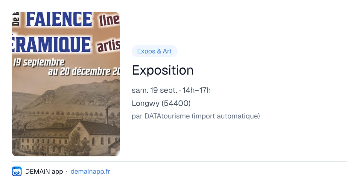 Exposition — Longwy