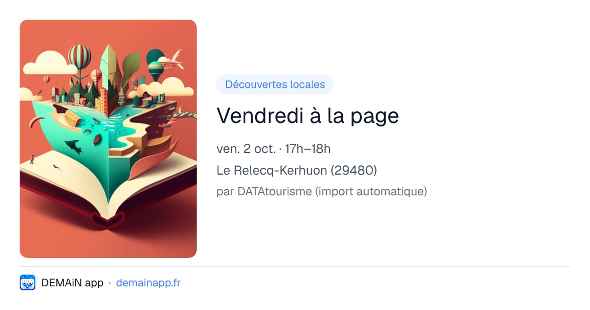 Vendredi à la page — Le Relecq-Kerhuon