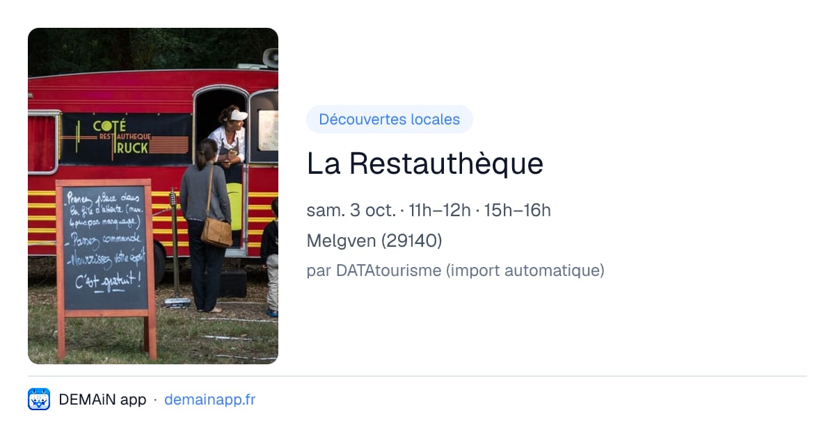 La Restauthèque — Melgven