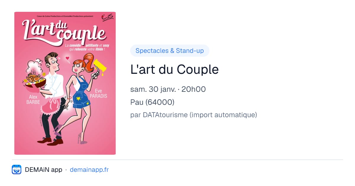 L'art du Couple — Pau