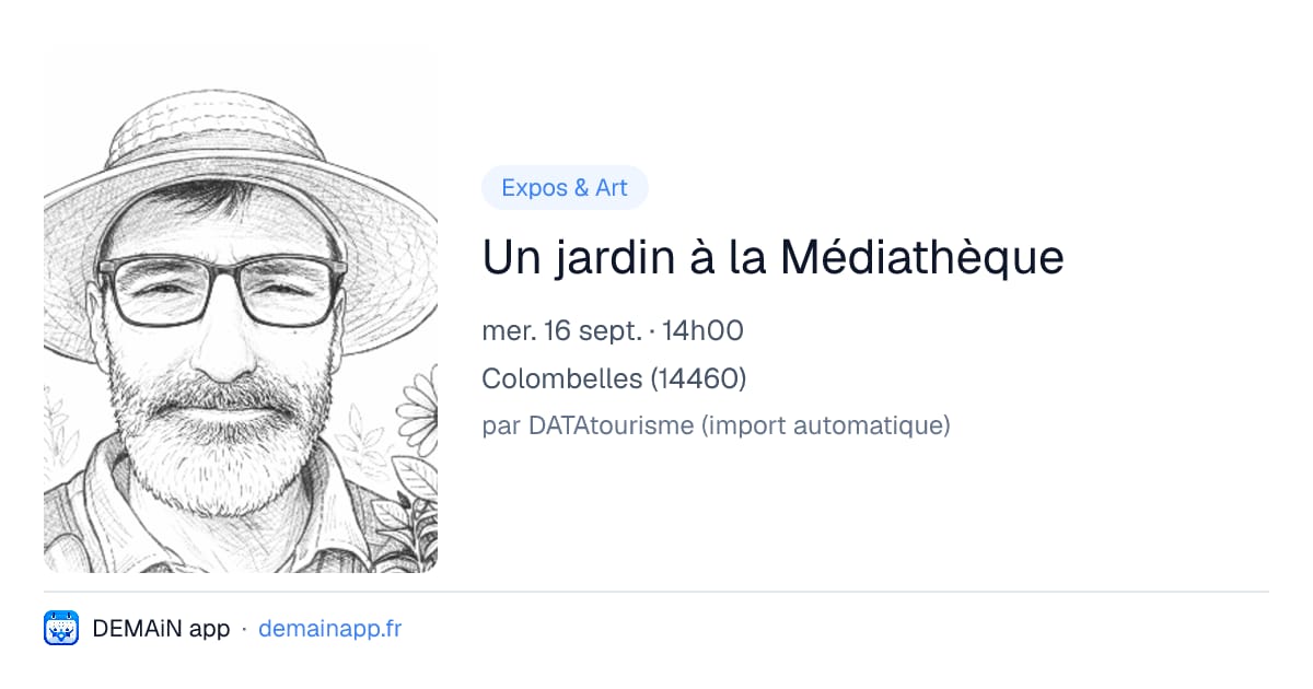 Un jardin à la Médiathèque — Colombelles