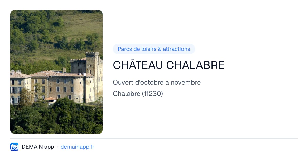 CHÂTEAU CHALABRE — Chalabre