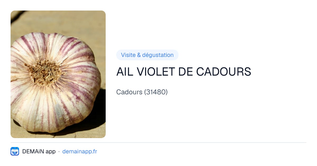AIL VIOLET DE CADOURS — Cadours