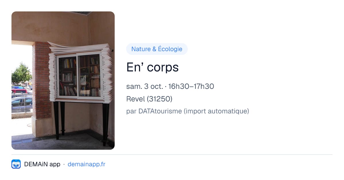 En’ corps — Revel