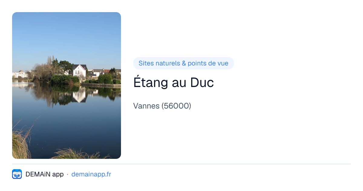 Étang au Duc — Vannes