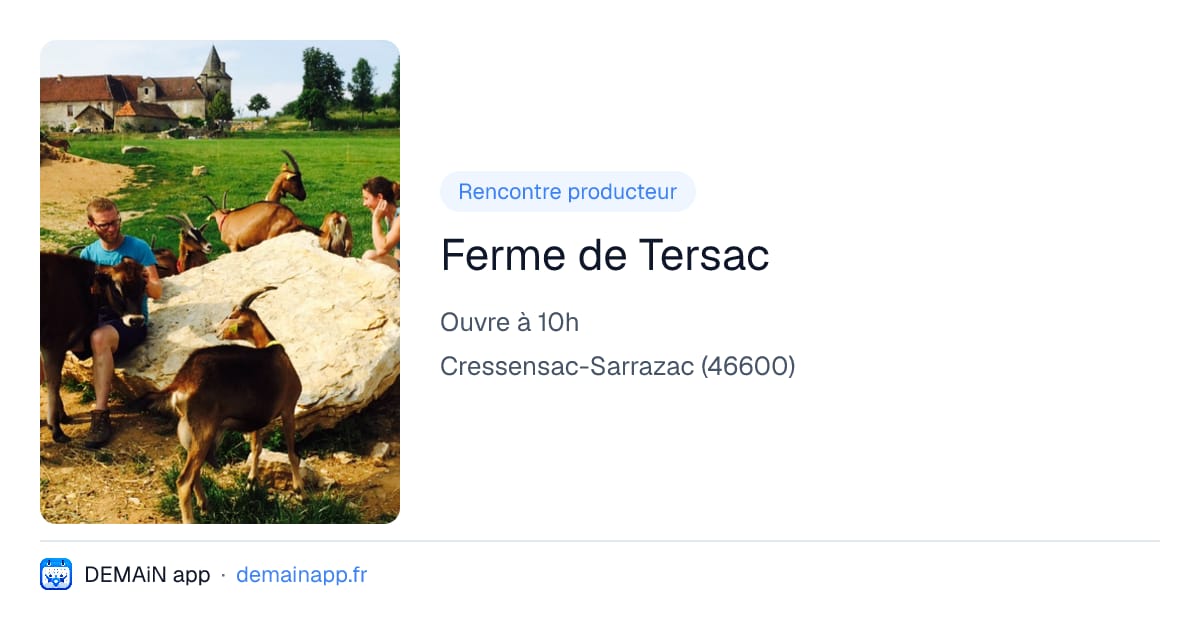 Ferme de Tersac — Cressensac-Sarrazac