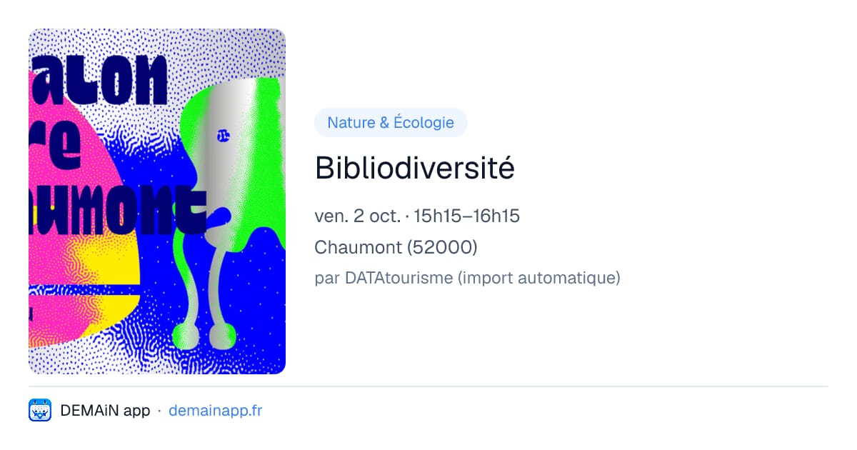 Bibliodiversité — Chaumont