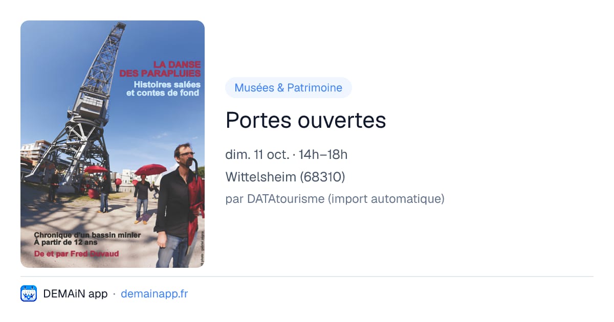 Portes ouvertes — Wittelsheim
