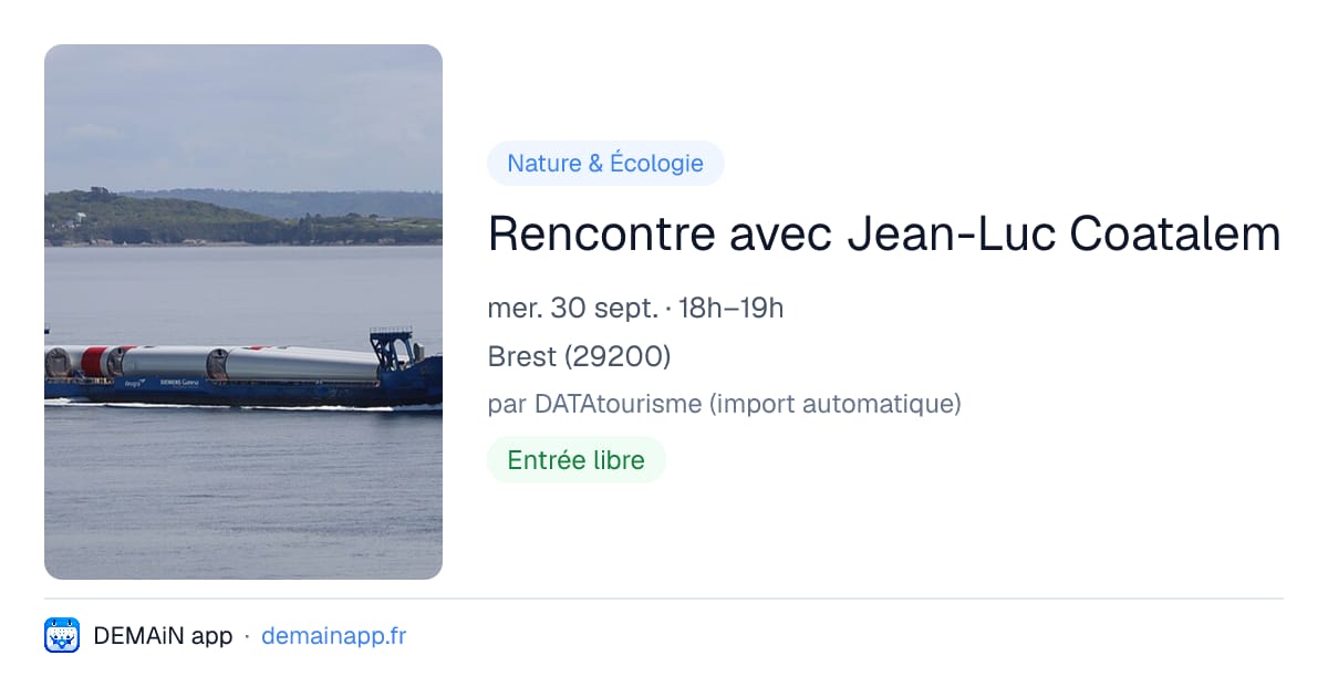 Rencontre avec Jean-Luc Coatalem — Brest