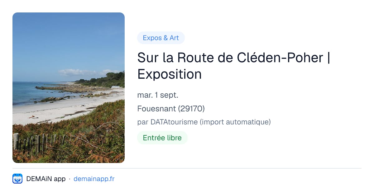 Sur la Route de Cléden-Poher | Exposition — Fouesnant