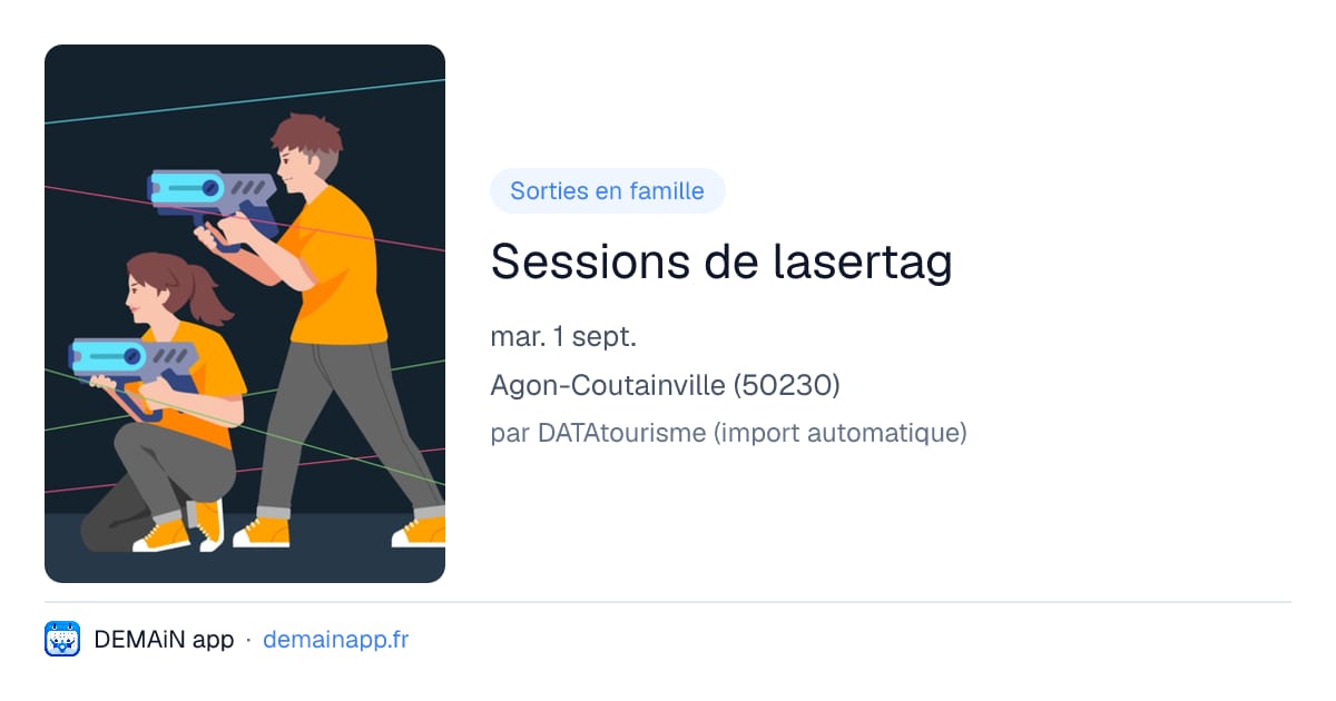 Sessions de lasertag — Agon-Coutainville