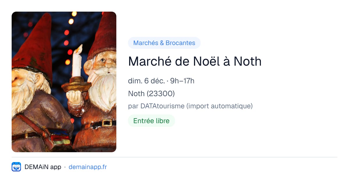 Marché de Noël à Noth — Noth