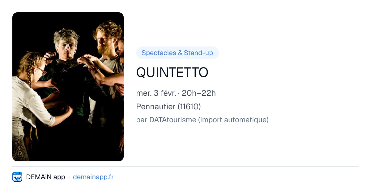 QUINTETTO — Pennautier