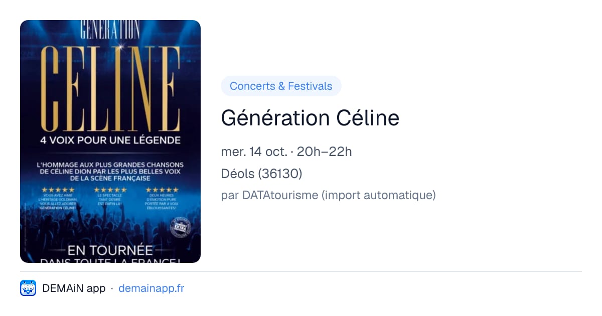 Génération Céline — Déols