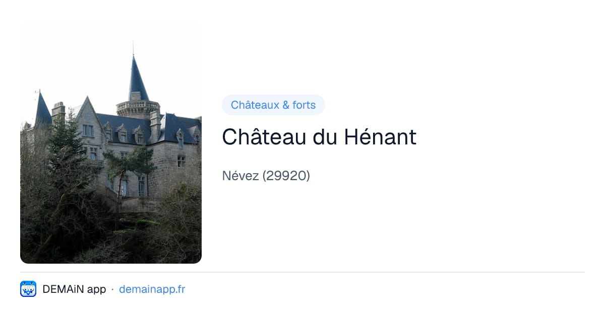 Château du Hénant — Névez