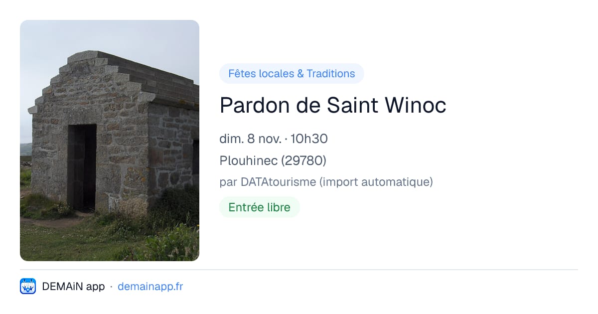 Pardon de Saint Winoc — Plouhinec