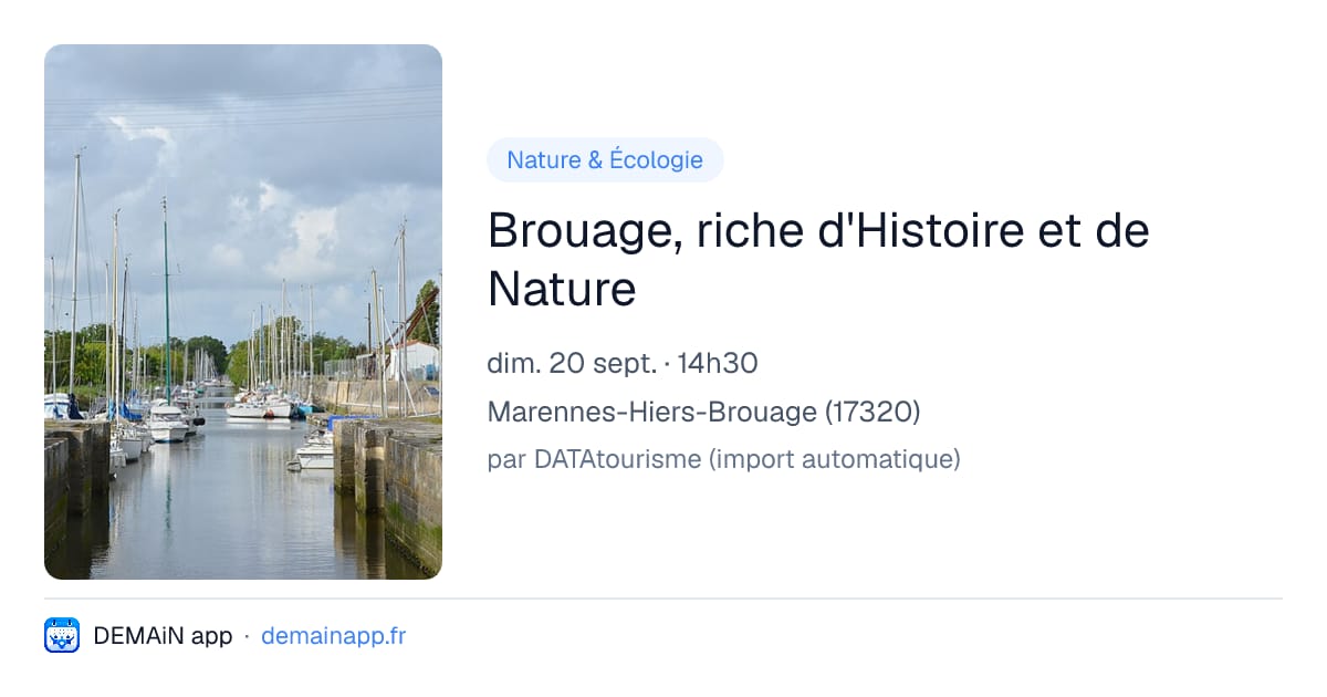 Brouage, riche d'Histoire et de Nature — Marennes-Hiers-Brouage