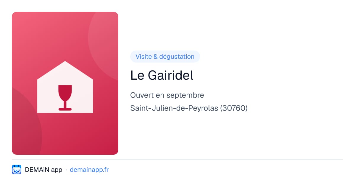 Le Gairidel — Saint-Julien-de-Peyrolas