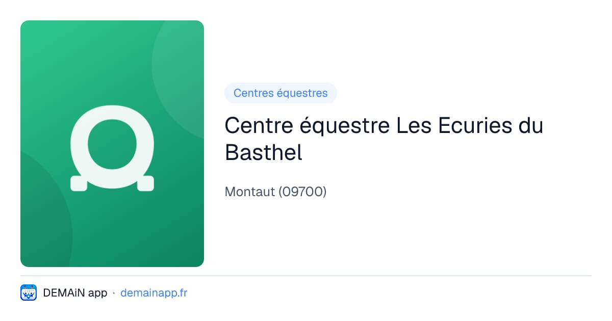 Centre équestre Les Ecuries du Basthel — Montaut