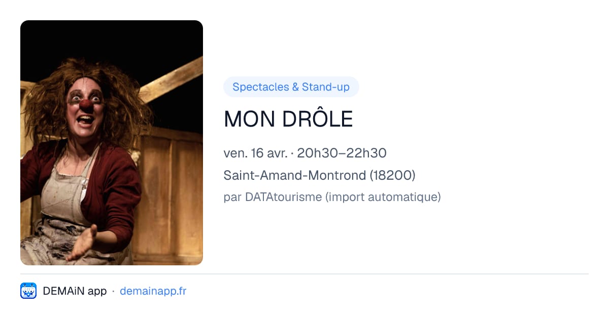 MON DRÔLE — Saint-Amand-Montrond