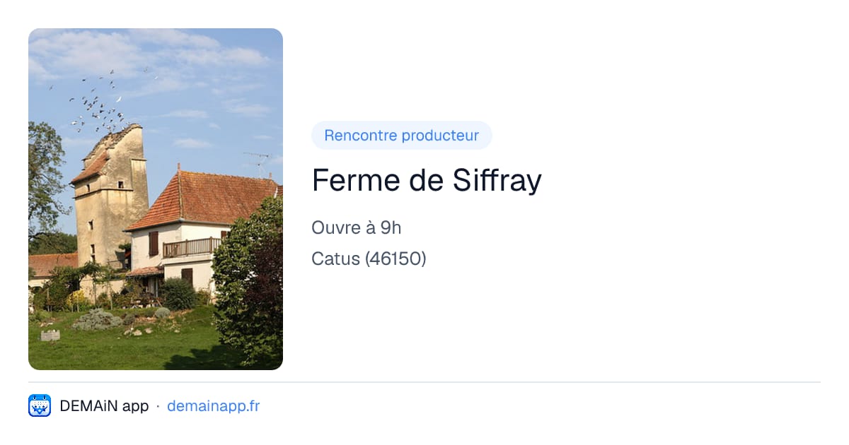 Ferme de Siffray — Catus