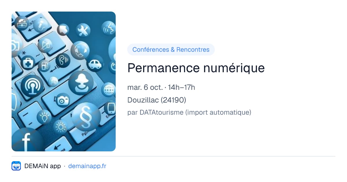 Permanence numérique — Douzillac