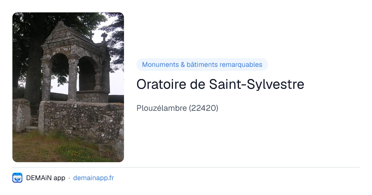 Oratoire de Saint-Sylvestre — Plouzélambre