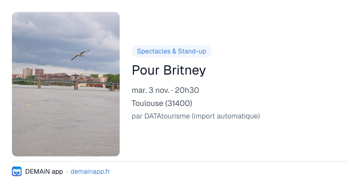 Pour Britney — Toulouse