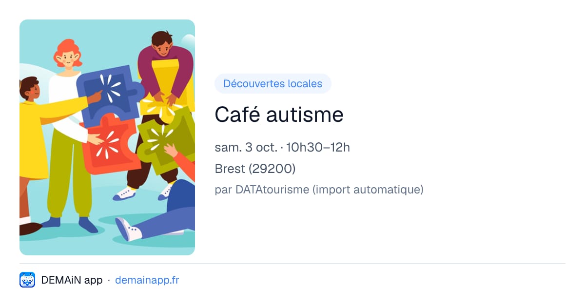 Café autisme — Brest