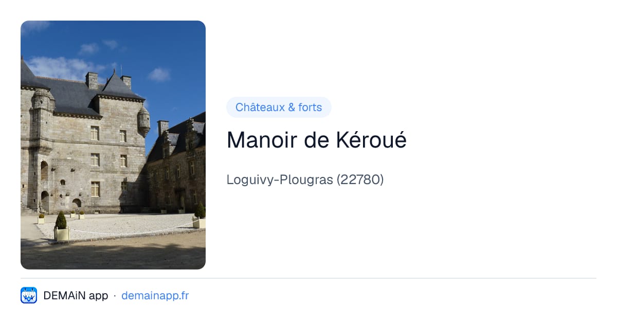 Manoir de Kéroué — Loguivy-Plougras