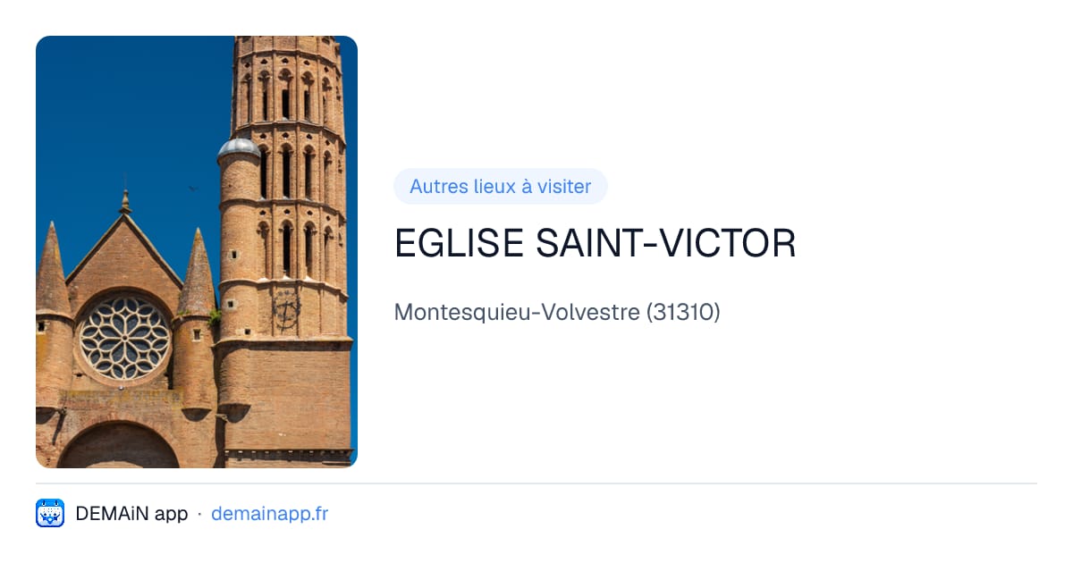 EGLISE SAINT-VICTOR — Montesquieu-Volvestre