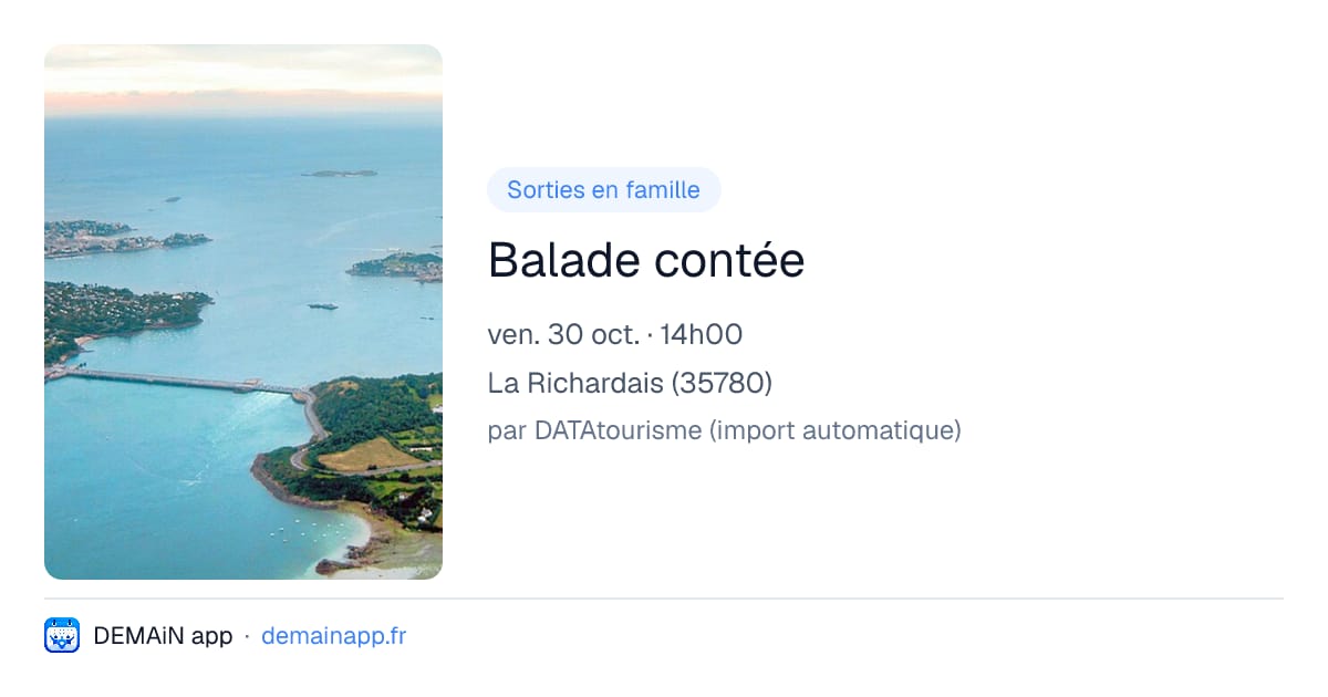 Balade contée — La Richardais