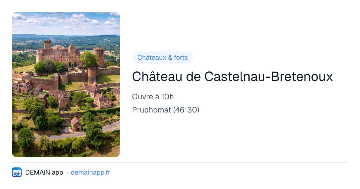 Château de Castelnau-Bretenoux — Prudhomat