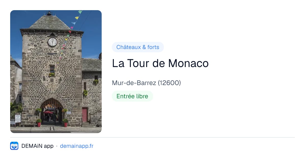 La Tour de Monaco — Mur-de-Barrez
