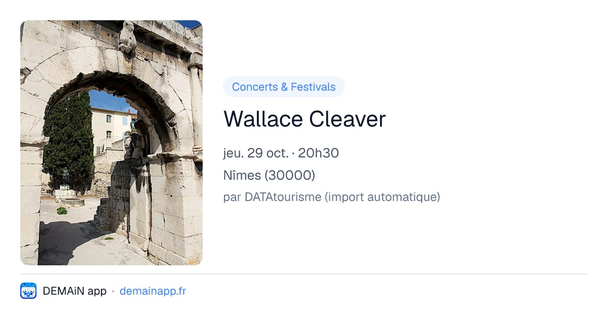 Wallace Cleaver — Nîmes