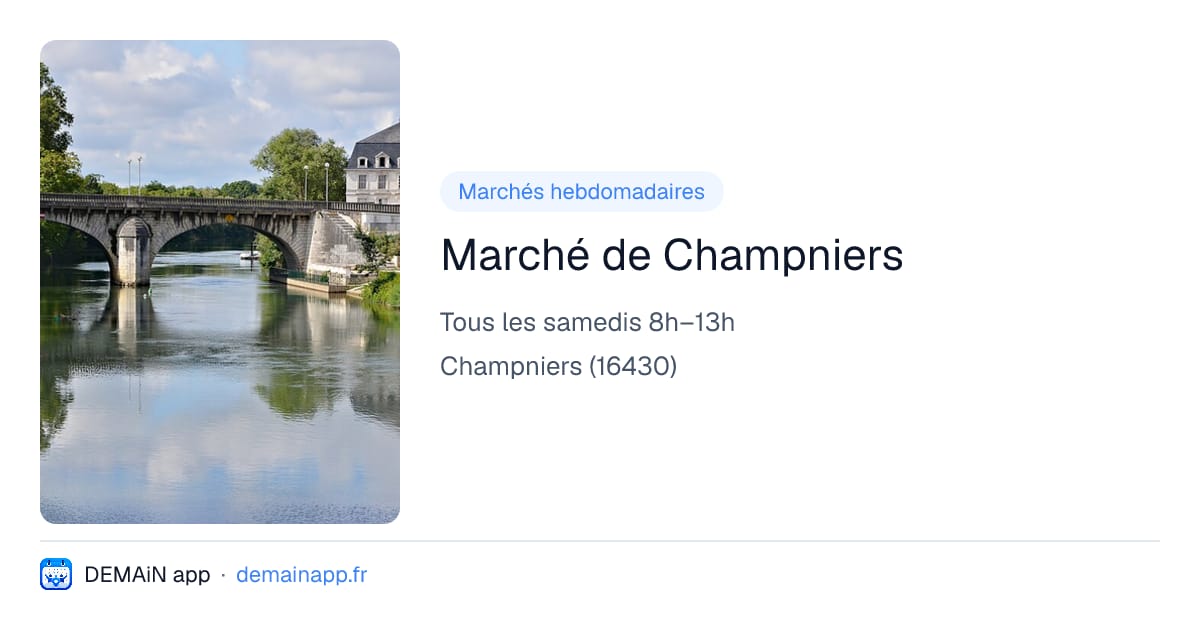 Marché de Champniers — Champniers