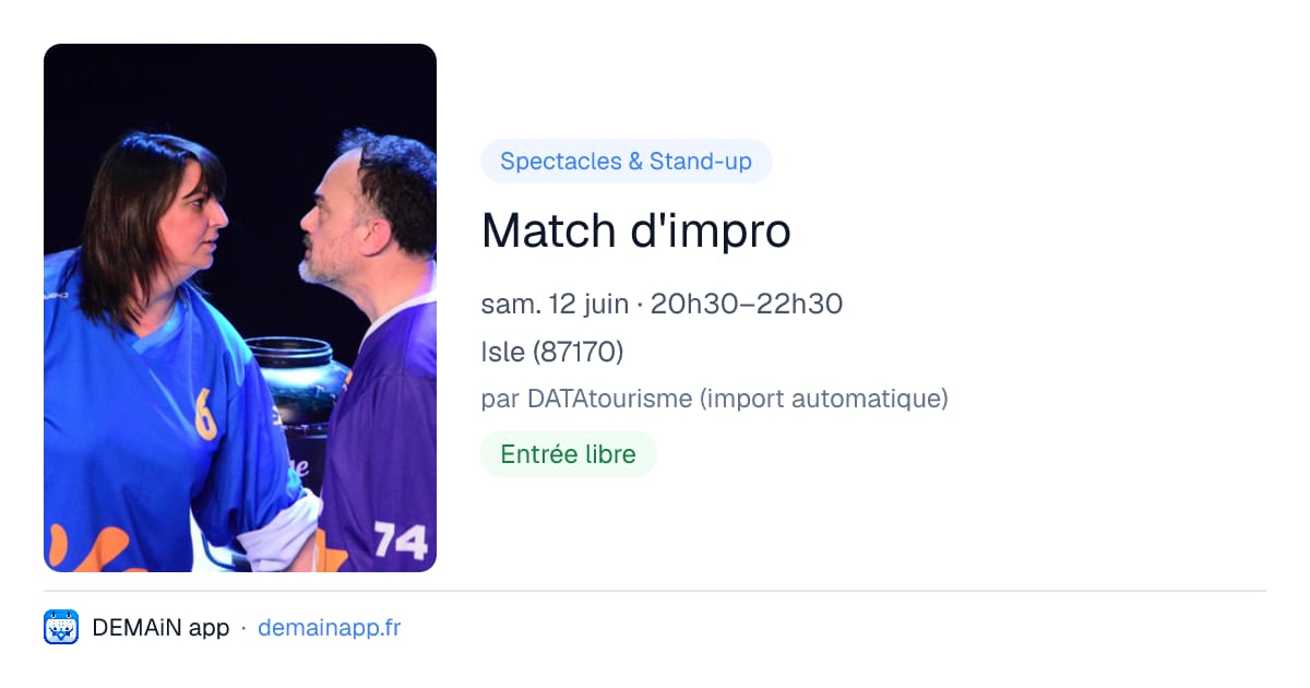 Match d'impro — Isle