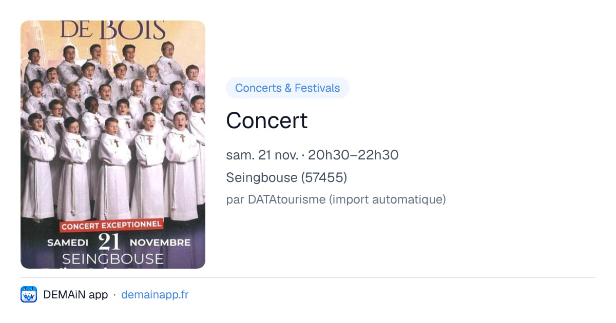 Concert — Seingbouse