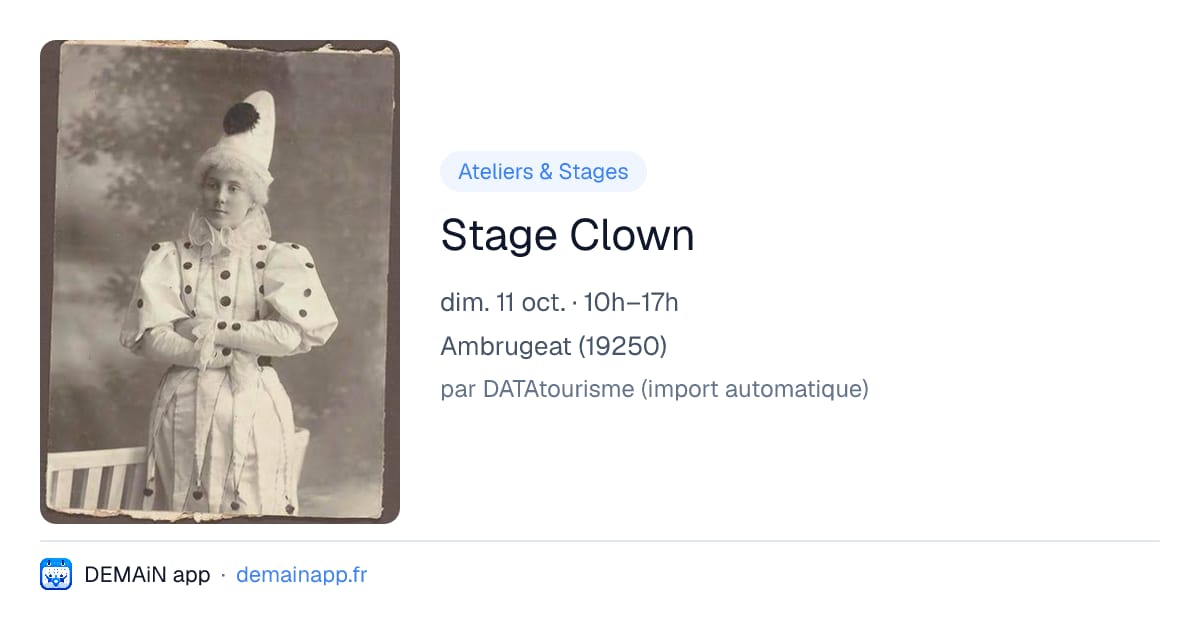 Stage Clown — Ambrugeat