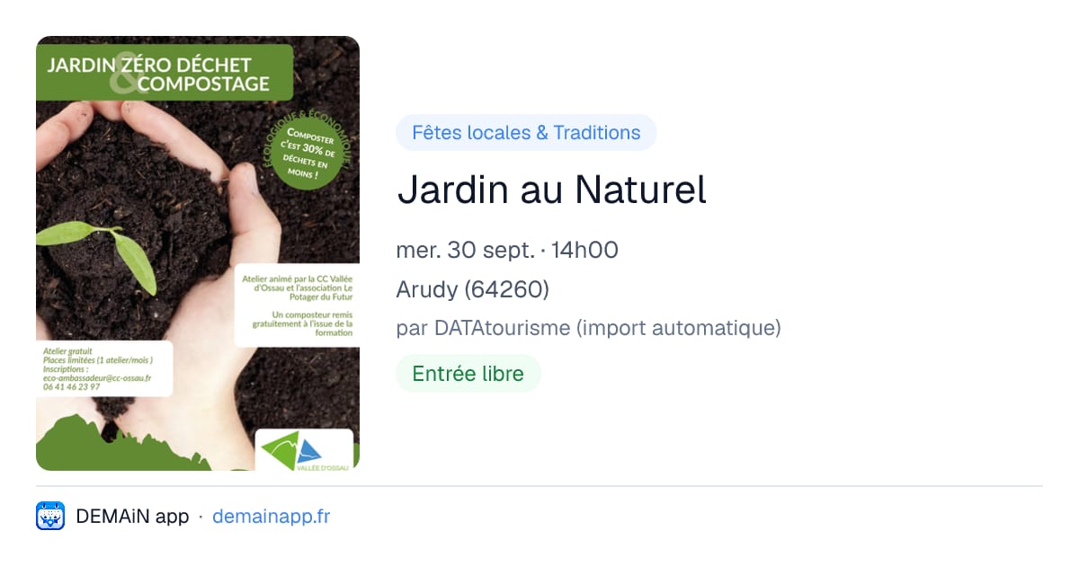 Jardin au Naturel — Arudy