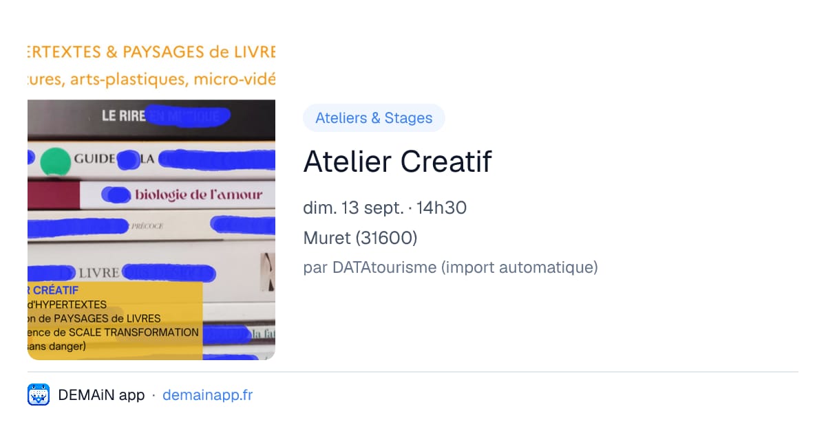 Atelier Creatif — Muret