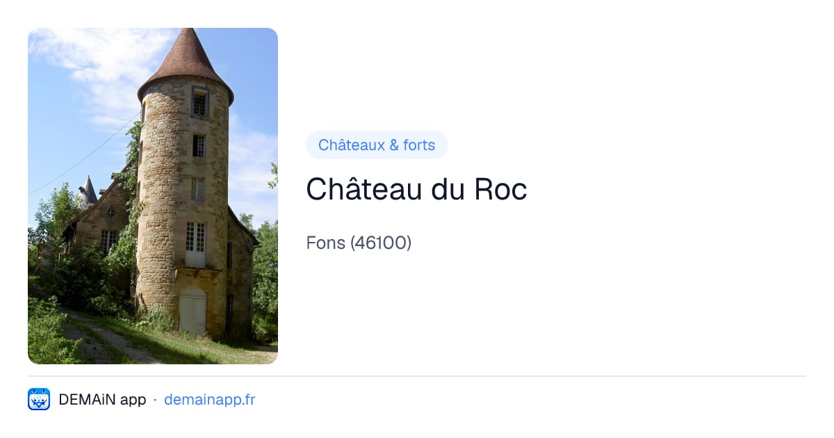 Château du Roc — Fons