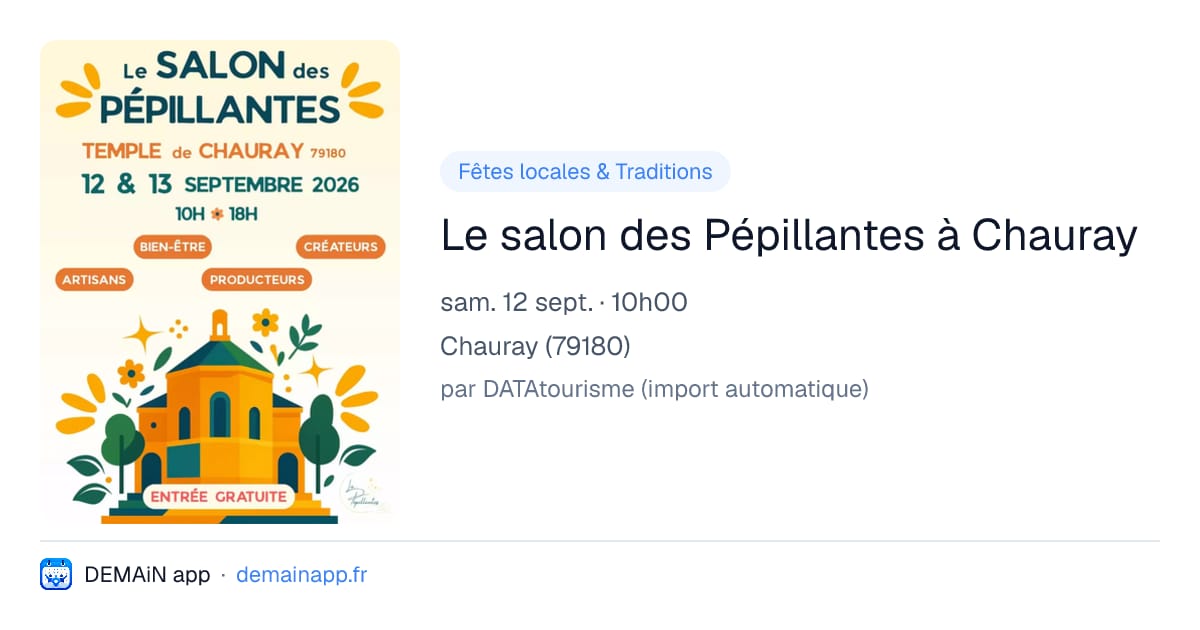 Le salon des Pépillantes à Chauray — Chauray