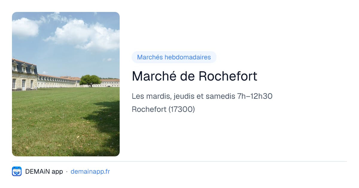 Marché de Rochefort — Rochefort