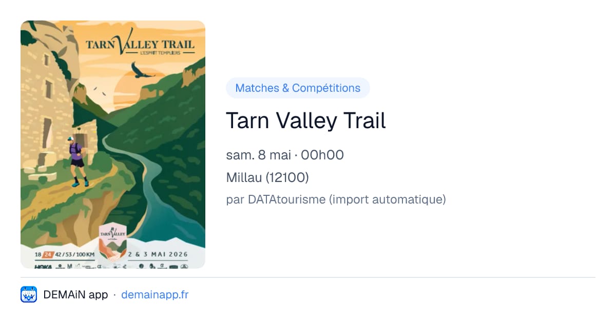Tarn Valley Trail — Millau