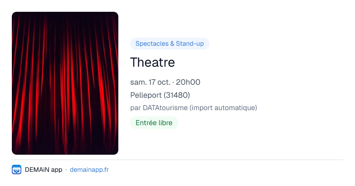 Theatre — Pelleport
